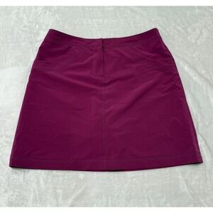 Annika Cutter Buck Golf Skort Womens Size 6 Purple Athletic Skirt Shorts‎